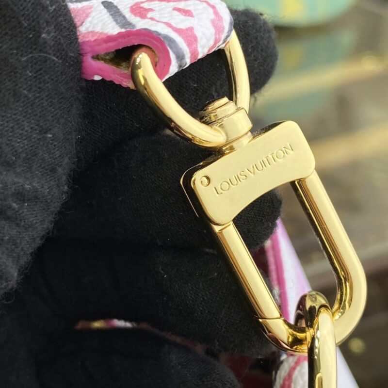 Replica Louis Vuitton NeoNoe BB White Pink - near-authentic luxury replica handbag