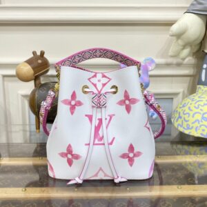 Replica Louis Vuitton NeoNoe BB White Pink - near-authentic luxury replica handbag
