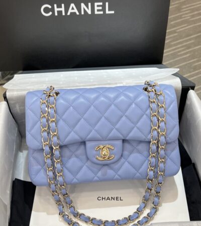 Replica CHANEL Classic Flap 23cm Light Blue - elite superclone designer purse
