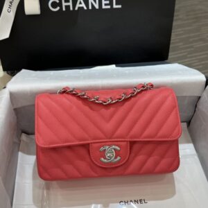 Replica CHANEL Classic Flap V 20cm Red - high-end fake designer purse