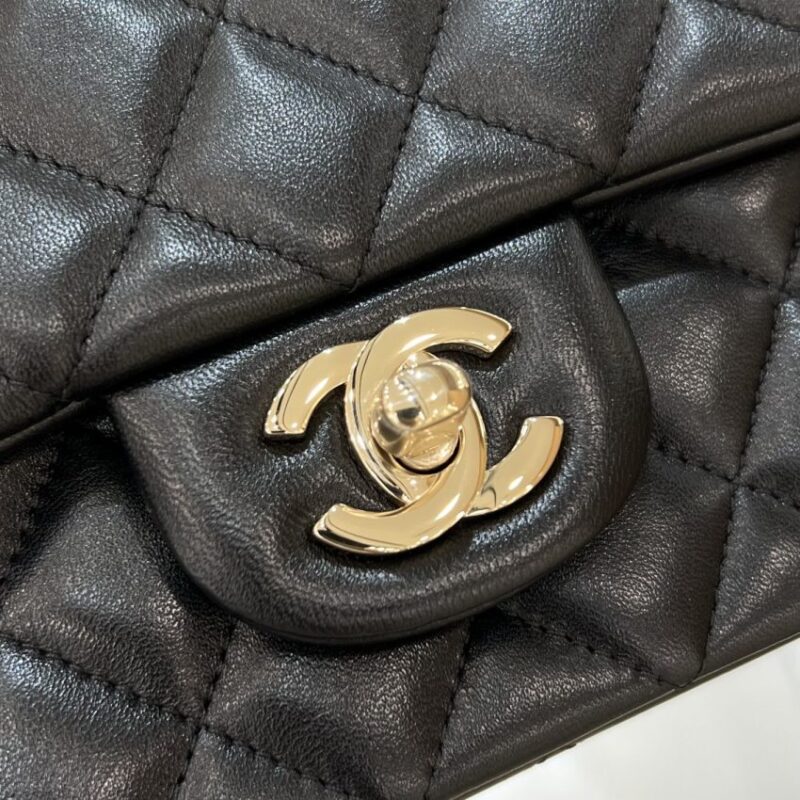 Replica CHANEL Classic Flap 20cm Black - premium 1:1 fake handbag model