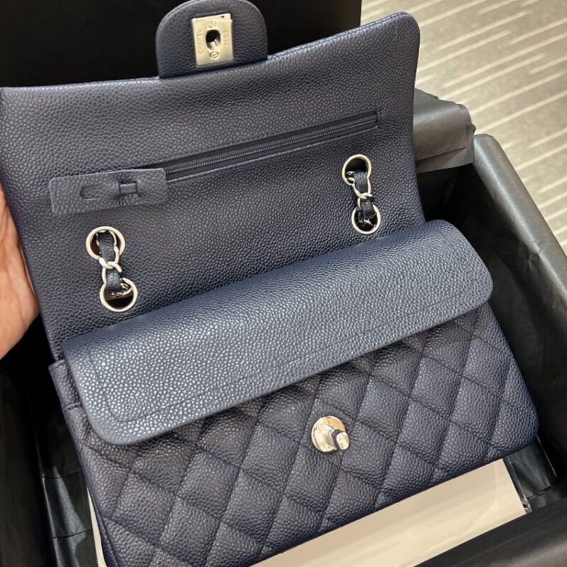 Replica CHANEL Classic Flap 23cm Sea Blue - top-rated replica designer bag