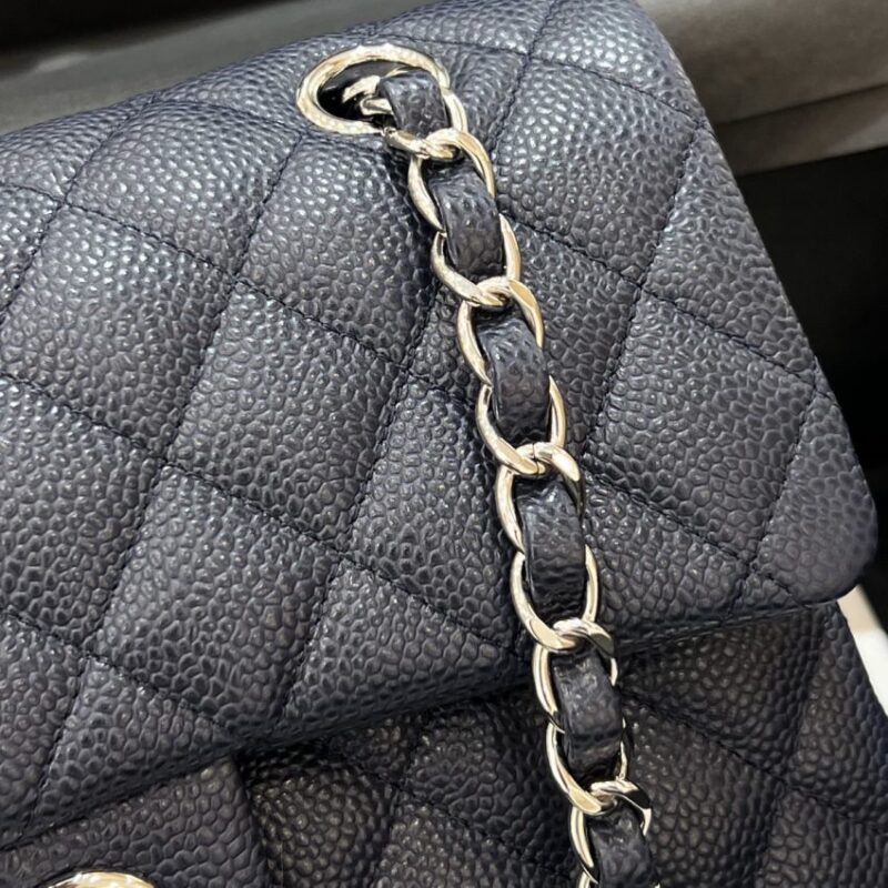 Replica CHANEL Classic Flap 23cm Sea Blue - near-authentic luxury replica handbag