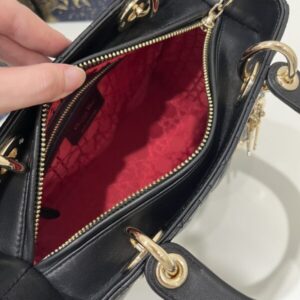 Replica Lady Dior Large Black - premium-grade designer purse dupe