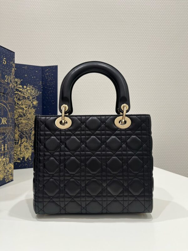 Replica Lady Dior Large Black - 1:1 designer replica handbag