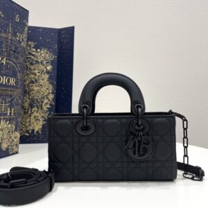 Replica Dior Lady D-Joy Bag Black Matte - top-tier luxury replica shoulder bag