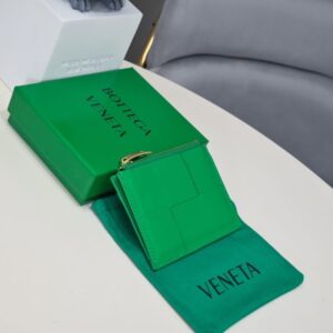 Replica Bottega Veneta Large Zipper Card Holder - premium 1:1 fake handbag model