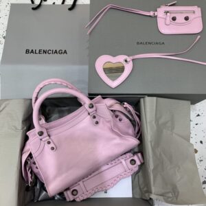 Replica Balenciaga Le City Pink - premium 1:1 fake handbag model