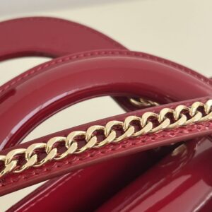 Replica Lady Dior Mini Red Patent - high-accuracy replica luxury purse