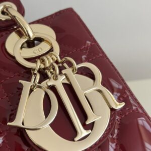 Replica Lady Dior Patent Red - realistic designer-inspired fake bag
