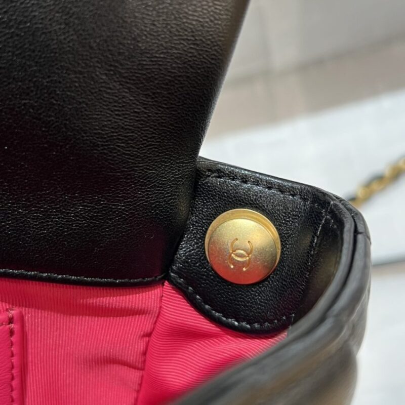 Replica CHANEL 23s Love Enamel Flip Black - top-rated replica designer bag