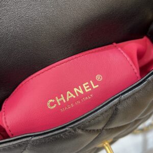 Replica CHANEL 23s Love Enamel Flip Black - high-end fake designer purse