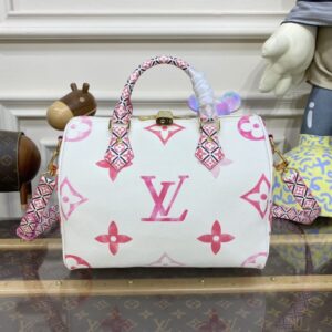 Replica Louis Vuitton Speedy Bandouliere 25 Pink - ultra-realistic fake designer tote