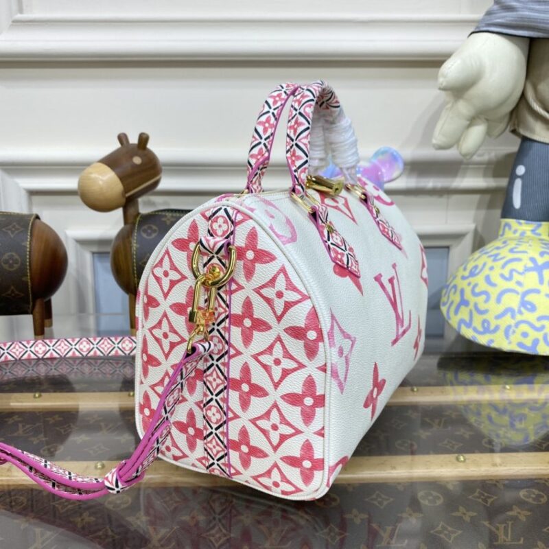 Replica Louis Vuitton Speedy Bandouliere 25 Pink - elite superclone designer purse