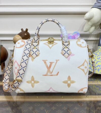 Replica Louis Vuitton Speedy Bandouliere 25 Apricot - top-tier luxury replica shoulder bag
