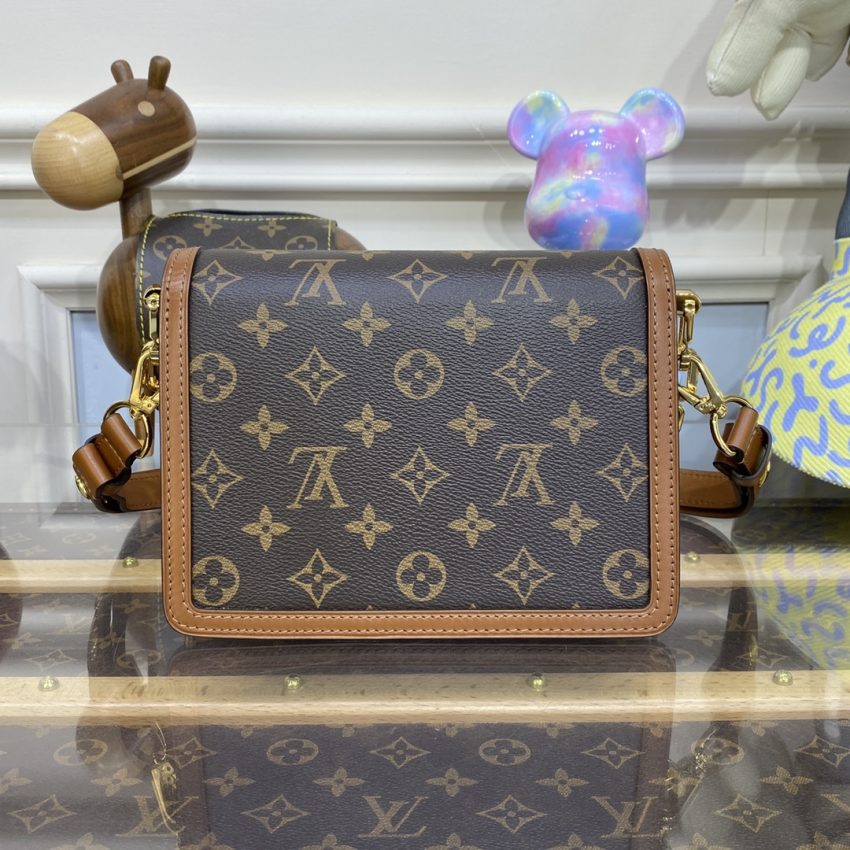 Replica Louis Vuitton Dauphine Mini Brown - high-quality designer bag clone
