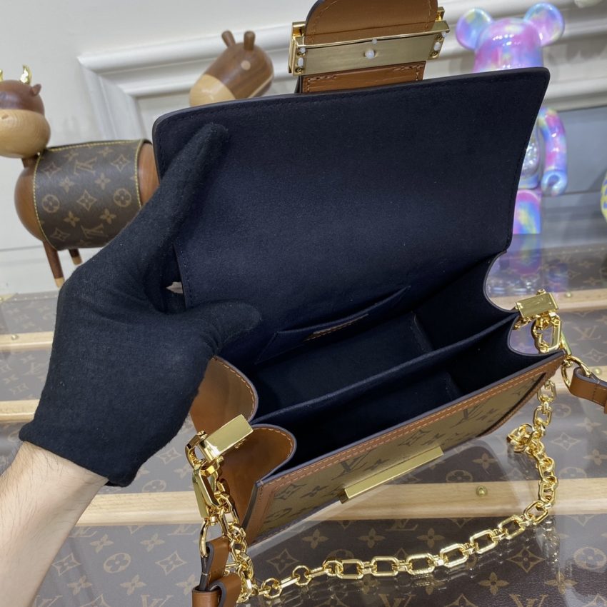 Replica Louis Vuitton Dauphine Mini Brown - elite superclone designer purse