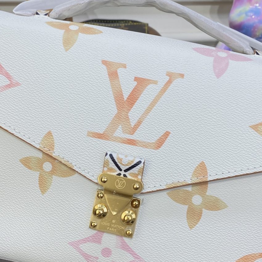 Replica Louis Vuitton Pochette Metis Apricot - 1:1 designer replica handbag