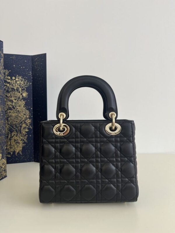 Replica Lady Dior Black ABC - high-end fake designer purse
