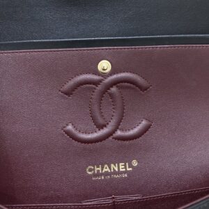 Replica CHANEL Classic Flap 25cm Black Gold - high-end fake designer purse