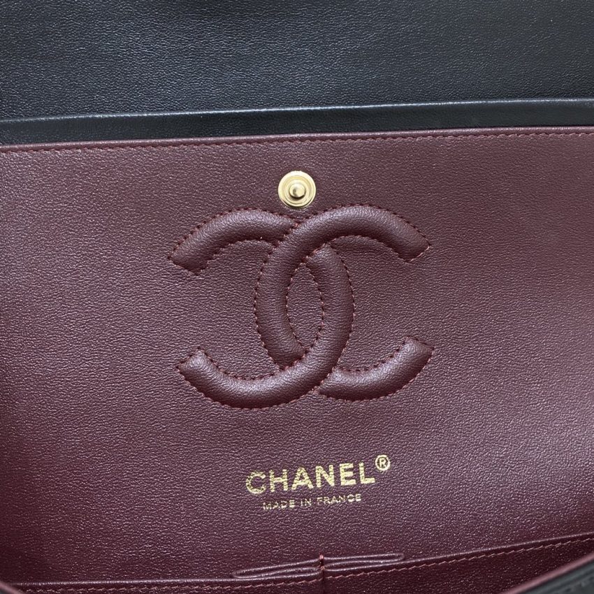 Replica CHANEL Classic Flap 25cm Black Gold - high-end fake designer purse
