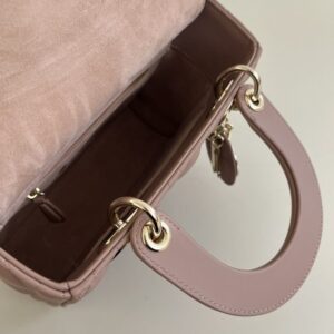 Replica Lady Dior Blush Pink ABC - authentic-look luxury purse replica