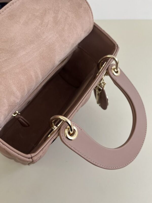 Replica Lady Dior Blush Pink ABC - authentic-look luxury purse replica