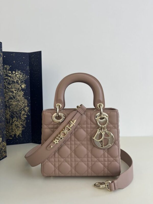 Replica Lady Dior Blush Pink ABC - top-tier luxury replica shoulder bag