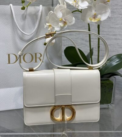 Replica Dior 30 Montaigne White - realistic designer-inspired fake bag