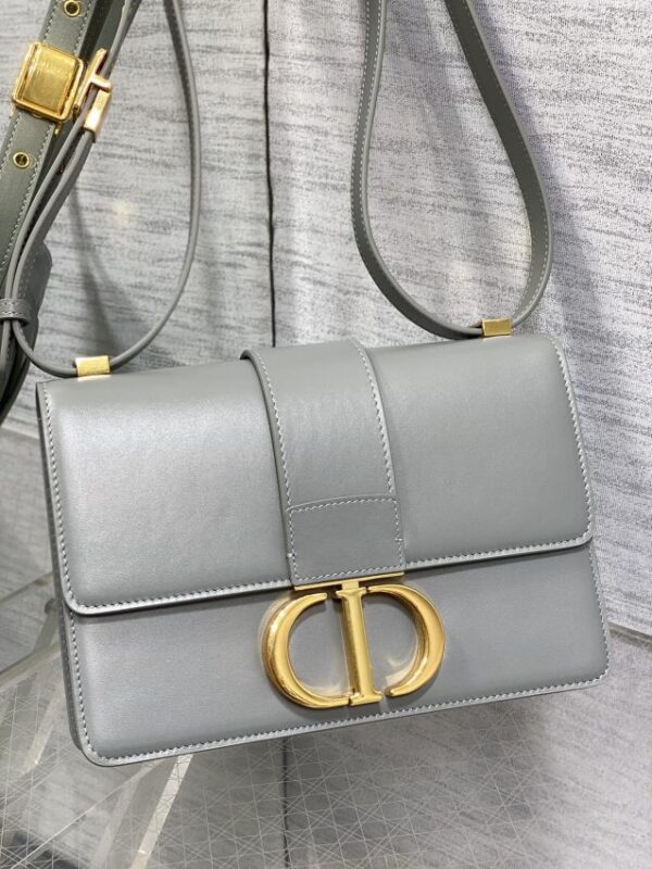 Replica Dior 30 Montaigne Grey - best quality luxury bag dupe