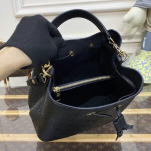 Replica Louis Vuitton Noe Bucket Black MM - 1:1 designer replica handbag
