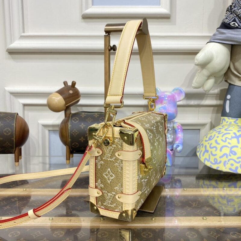 Replica Louis Vuitton Side Trunk Golden - near-authentic luxury replica handbag