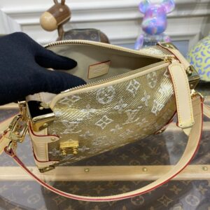 Replica Louis Vuitton Side Trunk Golden - near-authentic luxury replica handbag