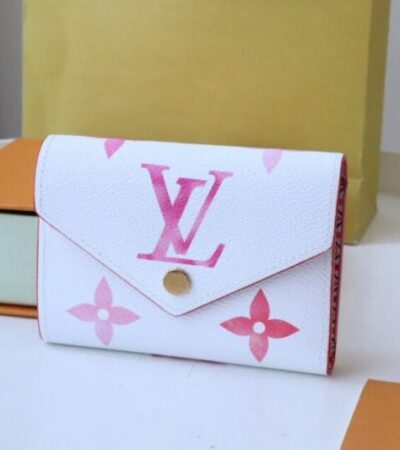 Replica Louis Vuitton Victorine Wallet White&Pink - high-quality designer bag clone