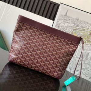 Replica Goyard Conti Pouch Bourdeaux - authentic-look luxury purse replica