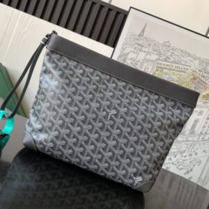 Replica Goyard Conti Pouch Grey - top-tier luxury replica shoulder bag