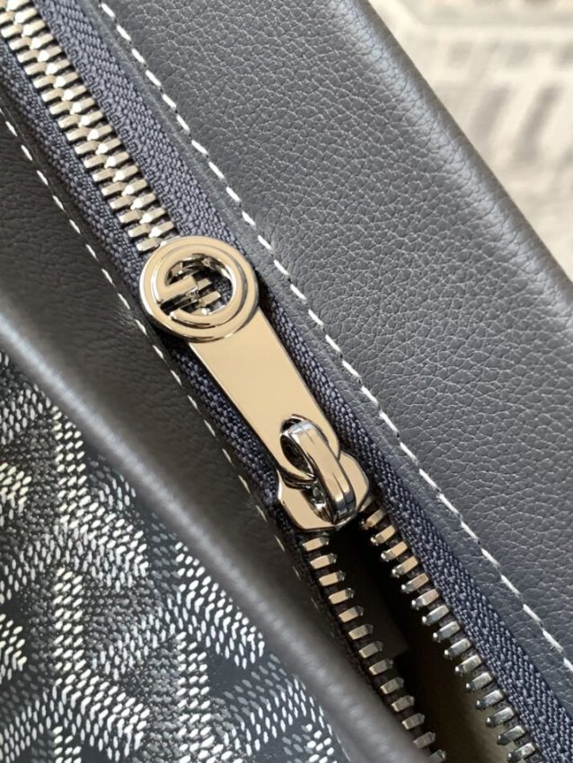 Replica Goyard Conti Pouch Grey - high-accuracy replica luxury purse