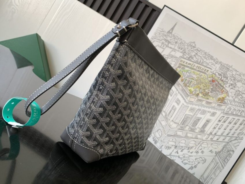 Replica Goyard Conti Pouch Grey - high-end fake designer purse