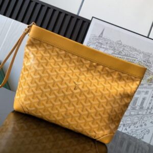 Replica Goyard Conti Pouch Yellow - elite superclone designer purse
