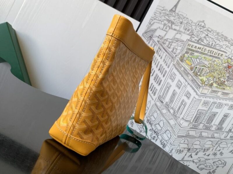 Replica Goyard Conti Pouch Yellow - best-selling designer handbag dupe