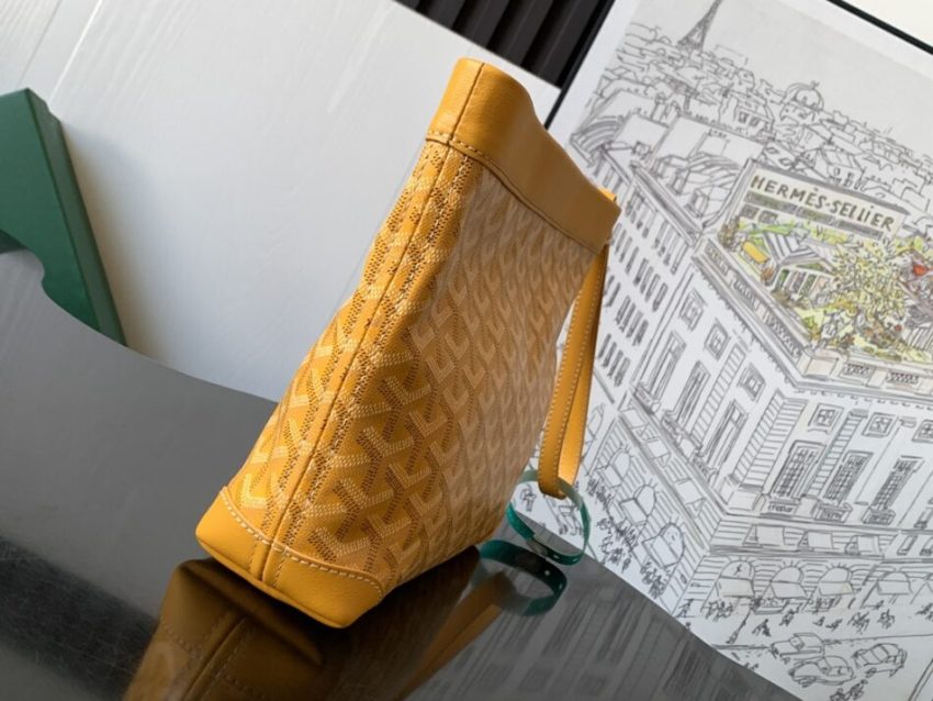 Replica Goyard Conti Pouch Yellow - best-selling designer handbag dupe