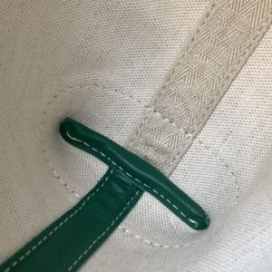 Replica Goyard Conti Pouch Green - premium 1:1 fake handbag model