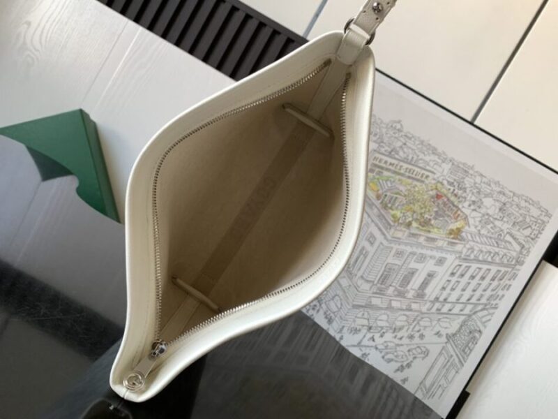 Replica Goyard Conti Pouch White - 1:1 designer replica handbag