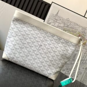 Replica Goyard Conti Pouch White - best quality luxury bag dupe