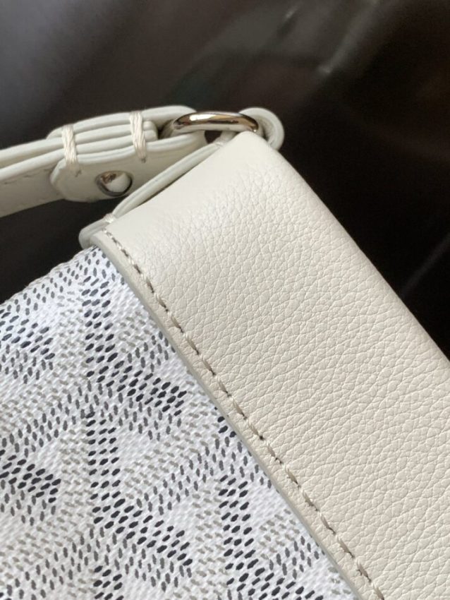 Replica Goyard Conti Pouch White - realistic designer-inspired fake bag