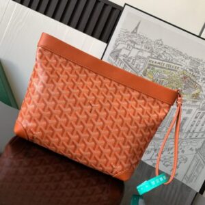 Replica Goyard Conti Pouch Orange - top-tier luxury replica shoulder bag