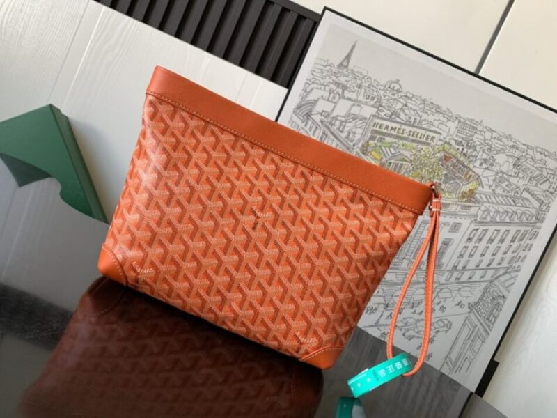 Replica Goyard Conti Pouch Orange - top-tier luxury replica shoulder bag
