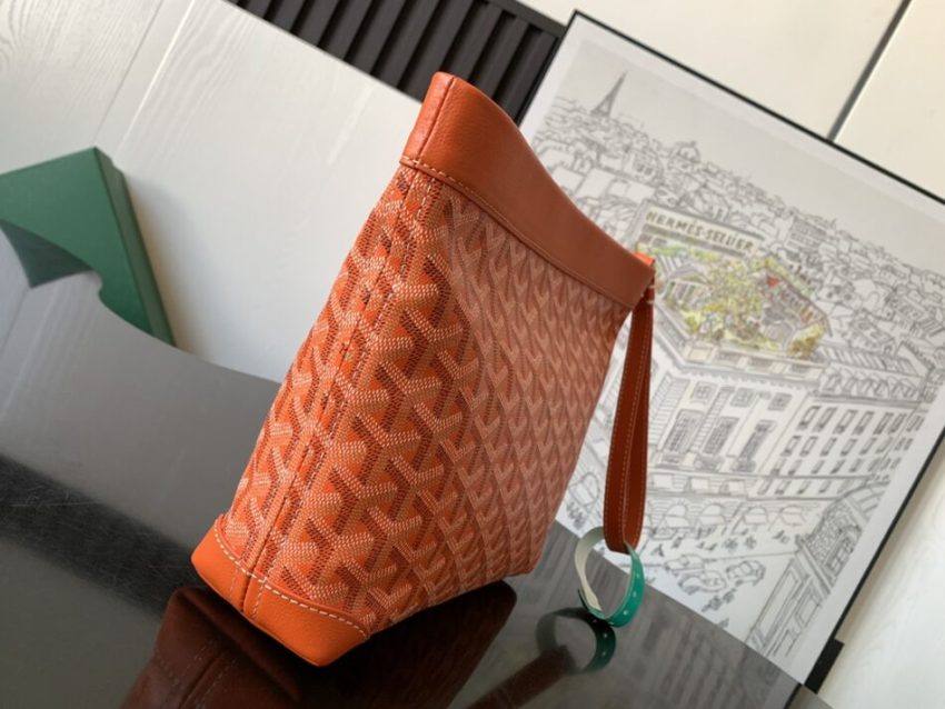 Replica Goyard Conti Pouch Orange - premium 1:1 fake handbag model