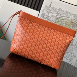 Replica Goyard Conti Pouch Orange - premium-grade designer purse dupe