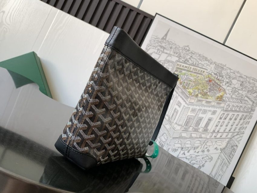 Replica Goyard Conti Pouch Black - ultra-realistic fake designer tote